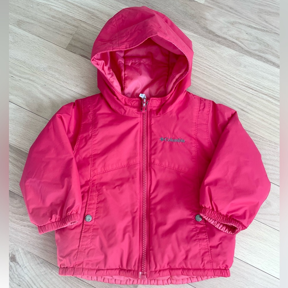 Toddler 2T Columbia Reversible Winter Jacket Pink, LIKE NEW (Retails $60)